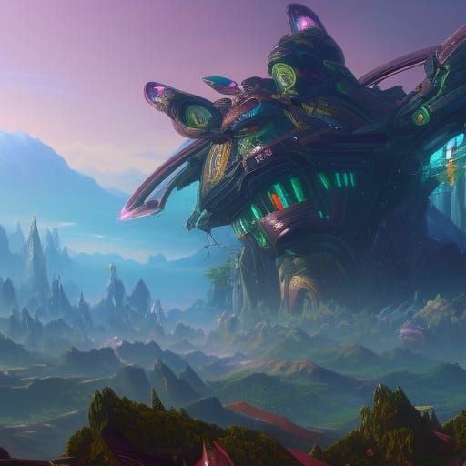 Detailed Matte Painting of D.Va in Fantasy Style