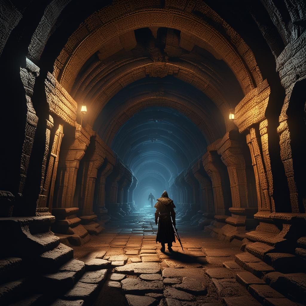 Aqrabuamelu in Agartha's Dark Tunnels