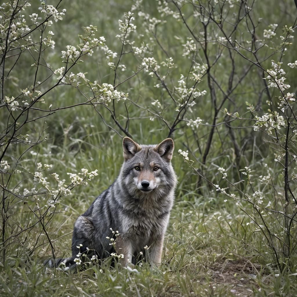 White Swan on Lake in Dutch Golden Age Style