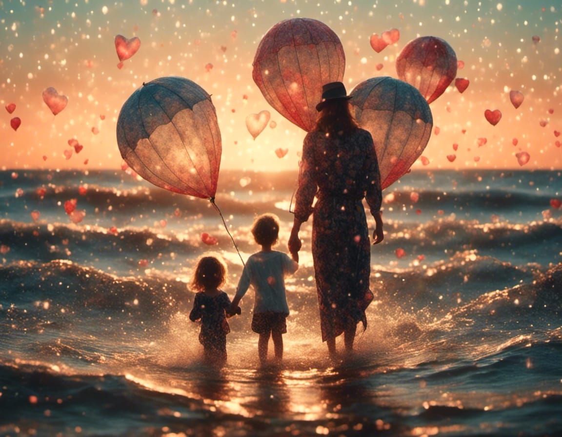 In this place where hearts will see
Magic in each wave's decree
Sail together, wild and free