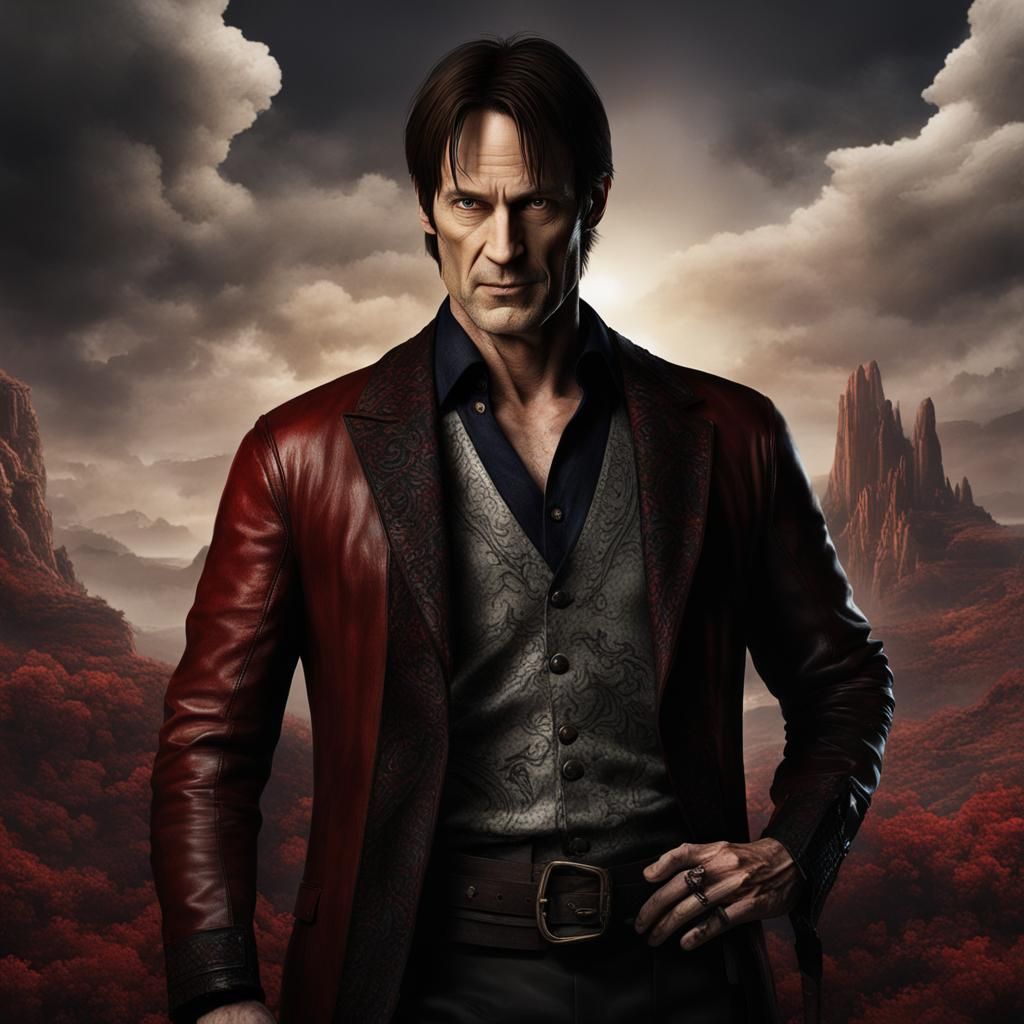 Bill Compton as Strahd in Detailed Matte Painting