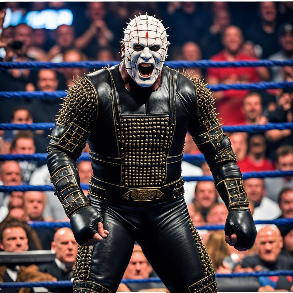 Pinhead as Wrestler Wins WWE Championship