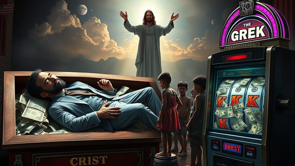 Wealth Disparity: A Split Screen of Life and Death