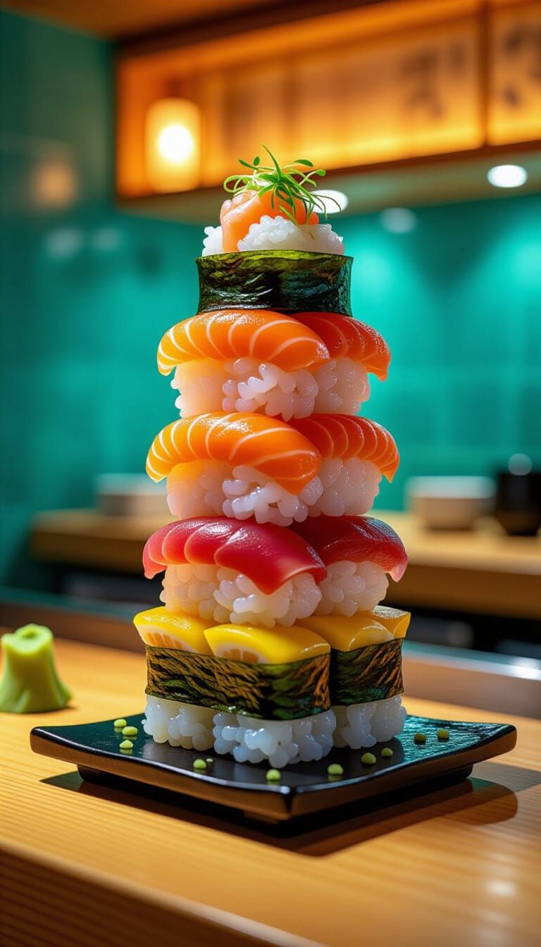 **Oceanic Sushi Tower**