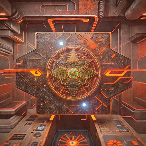 Retro Sci-Fi Diorama in Gritty 3D