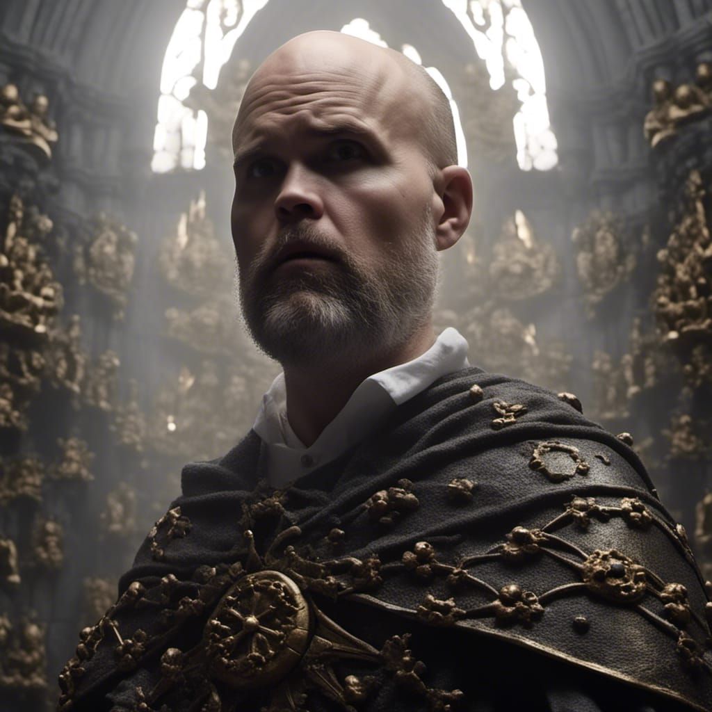 Saint Peter at Heaven's Gates in Photorealistic CGI