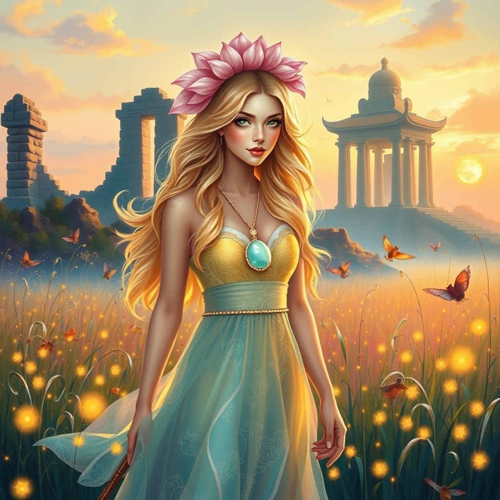 Neo-Impressionist Goddess of Whimsy and Wonder