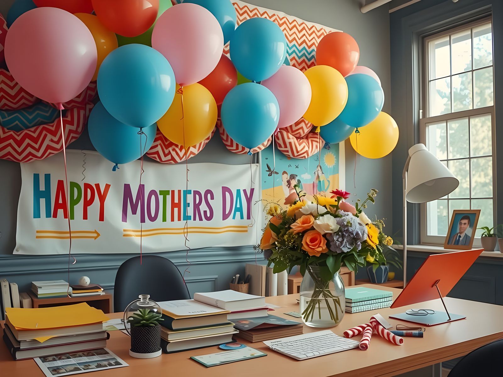 Workplace Decorations Honor Mother's Day