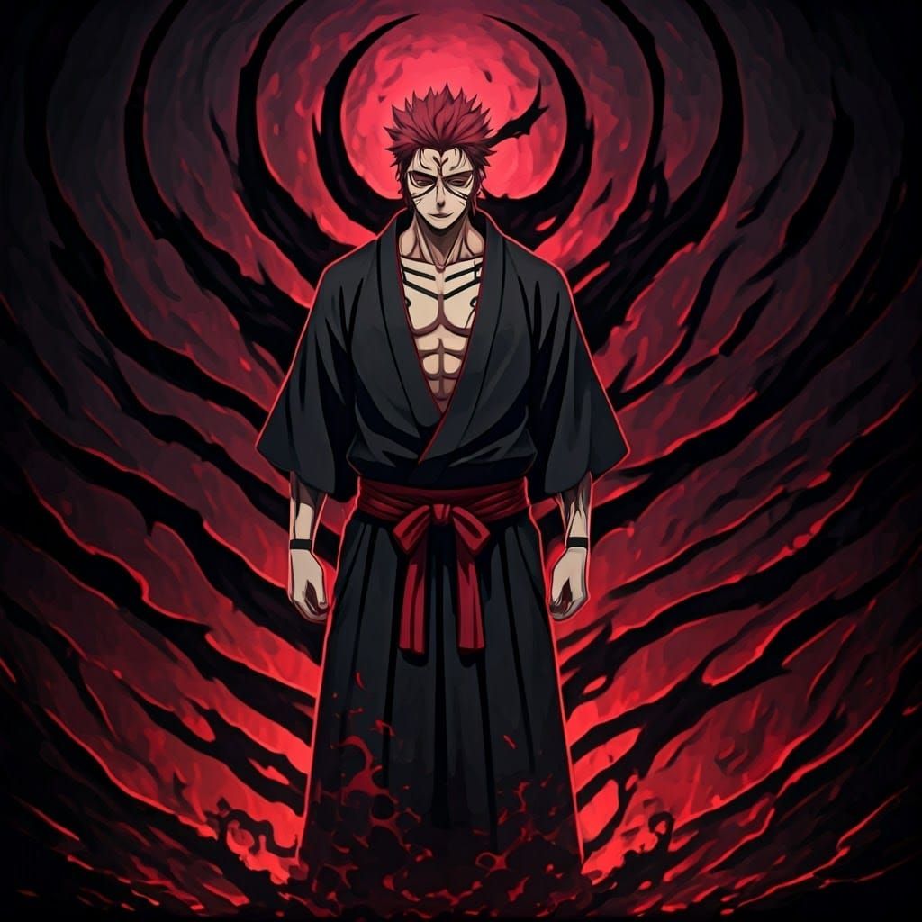 Sukuna, Dark Fantasy King of Curses