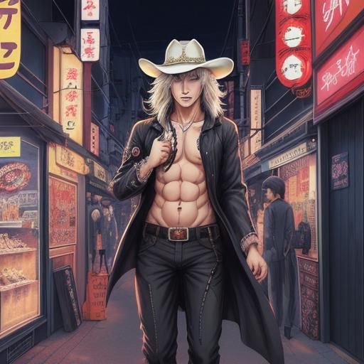 Anime Key Visual of Midnight Cowboy