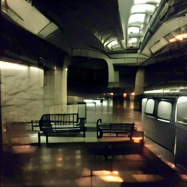 Abstract Geometric Composition in Minimalist Style