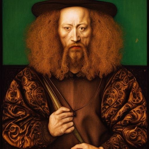 Self-Portrait as Detailed Matte Painting