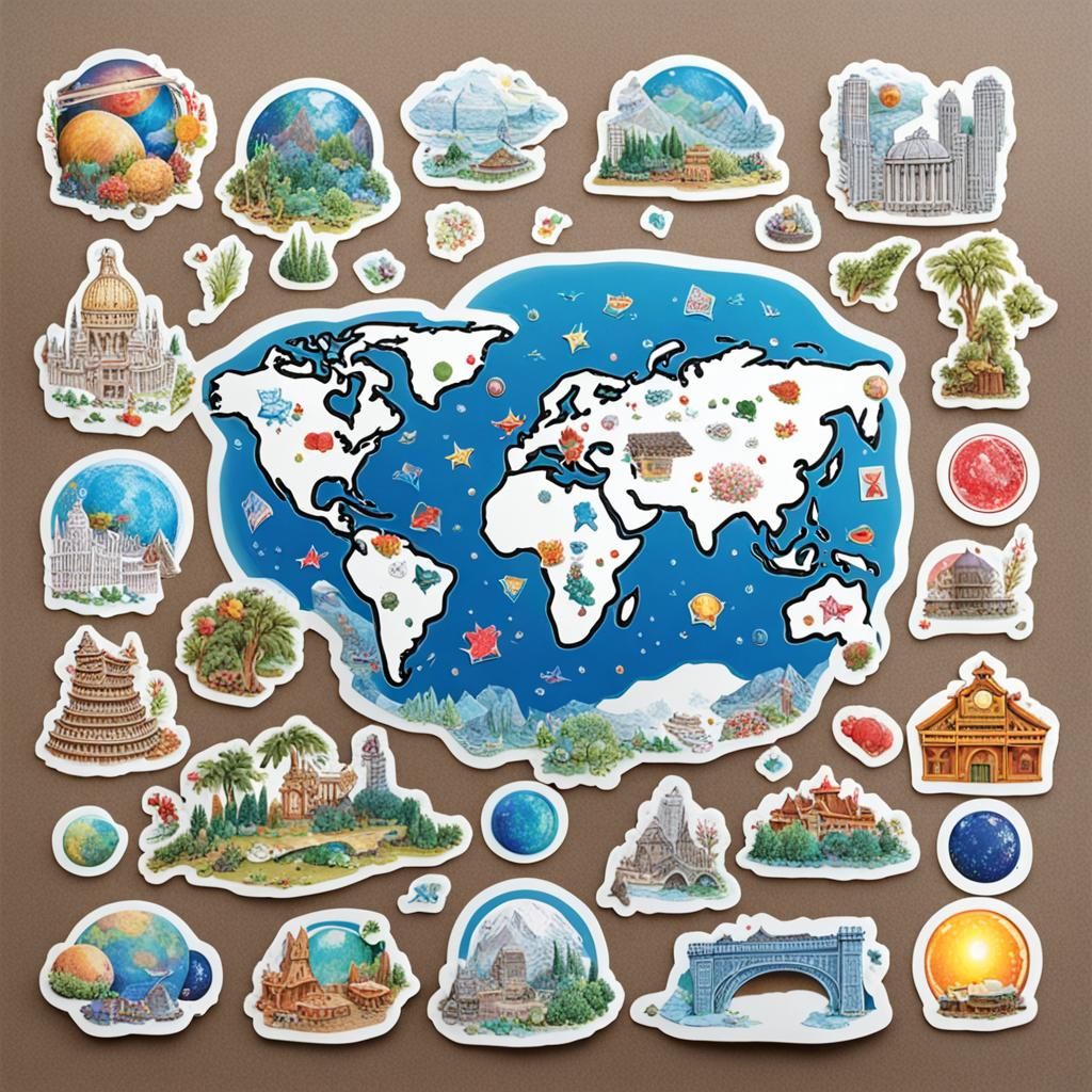 Molds of the World Sticker Sheet