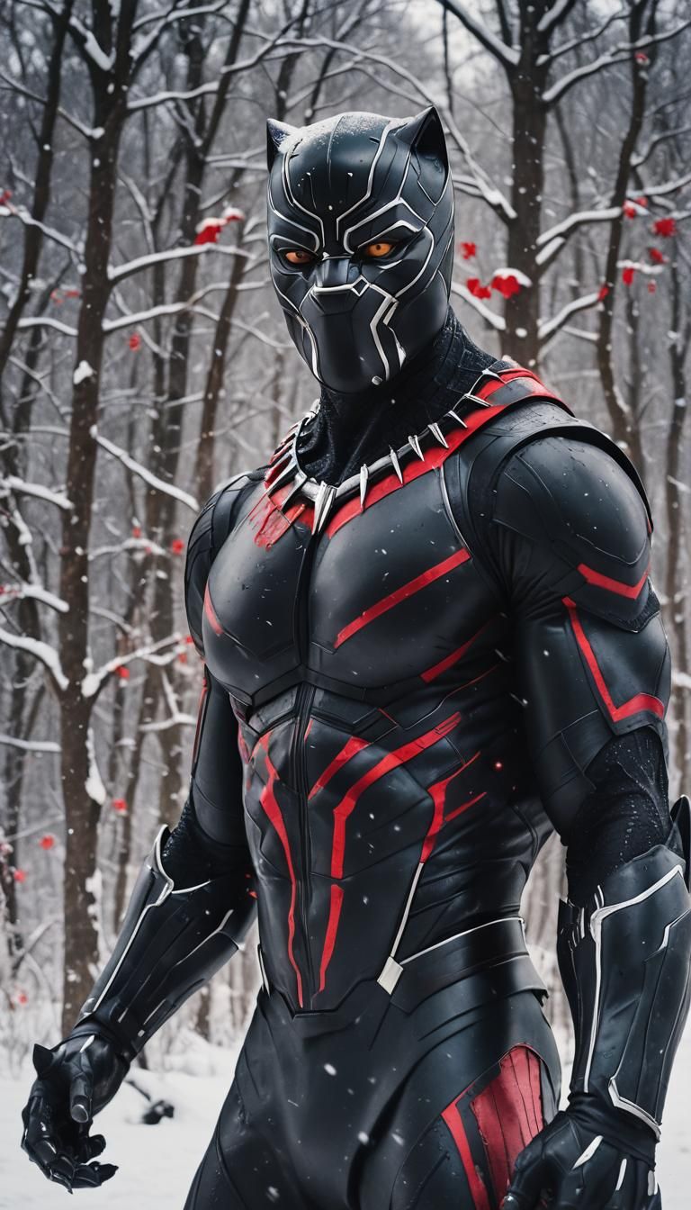 Canada as Black Panther in Cinematic Style