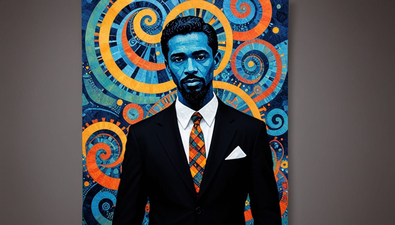 Vibrant Jazz Inspired Expressionist Art