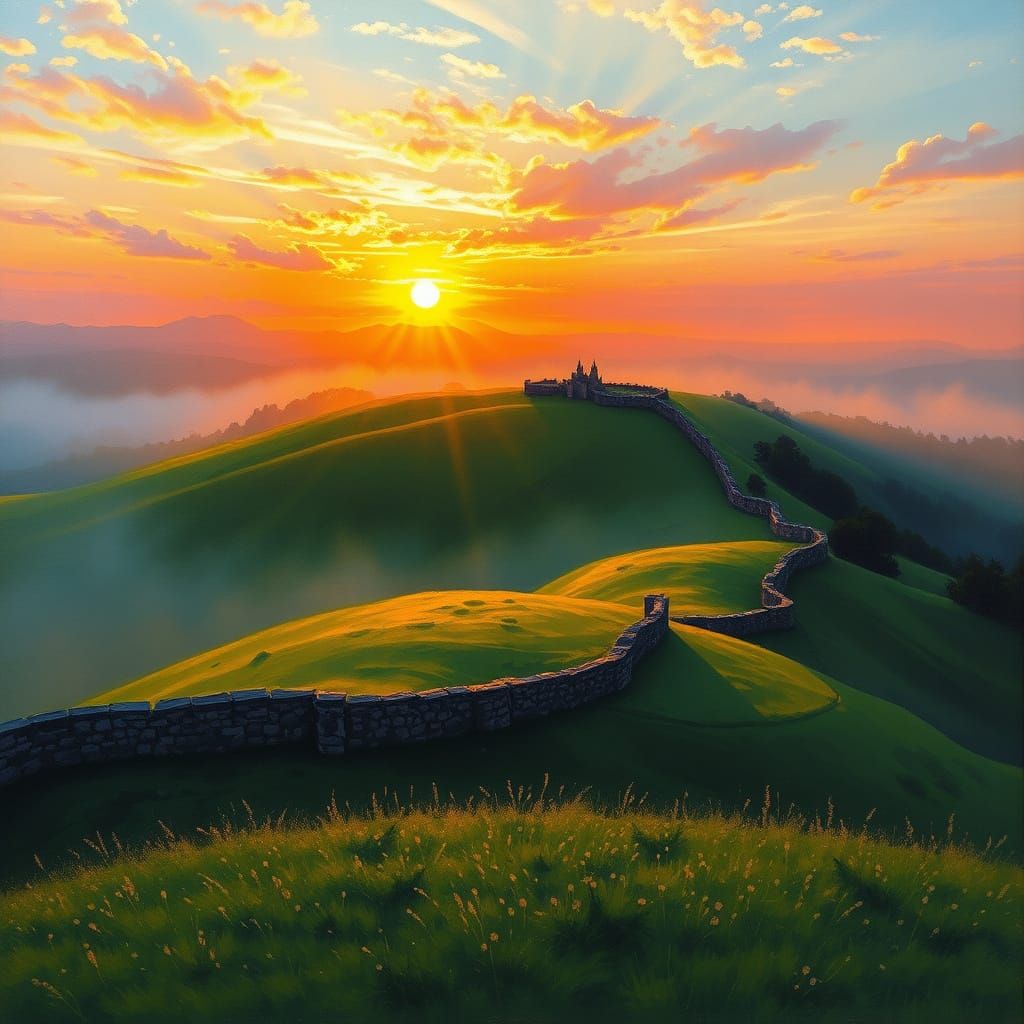 'THERE IS A GREEN HILL FAR AWAY' ...