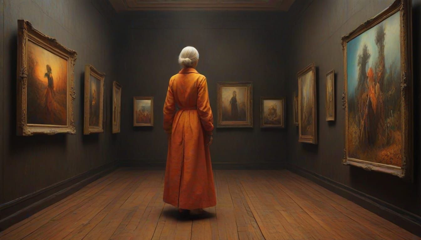 Museum in a Storm, Visionary Dreamlike Art