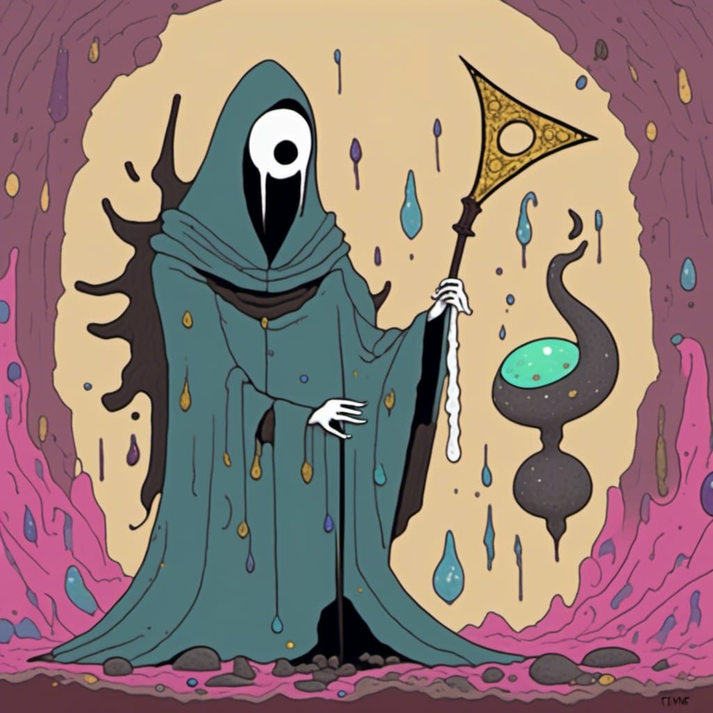 Tadpole Wizard Opens Portals in Surrealist Cartoon