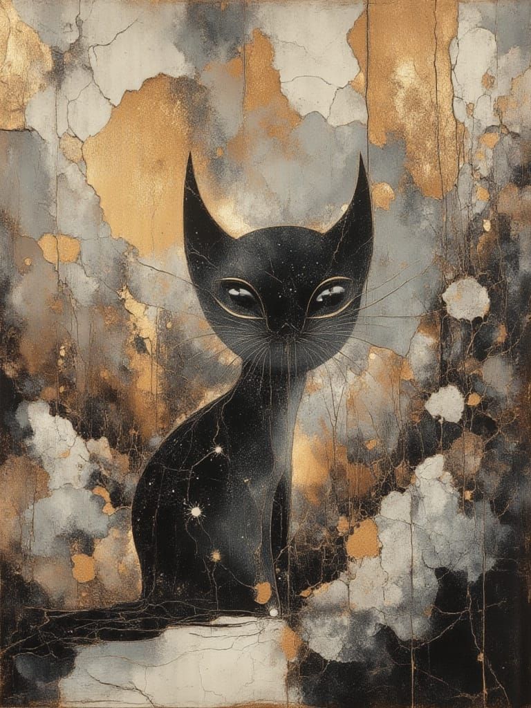 Moonshadow Abstract Romanticism Oil Painting