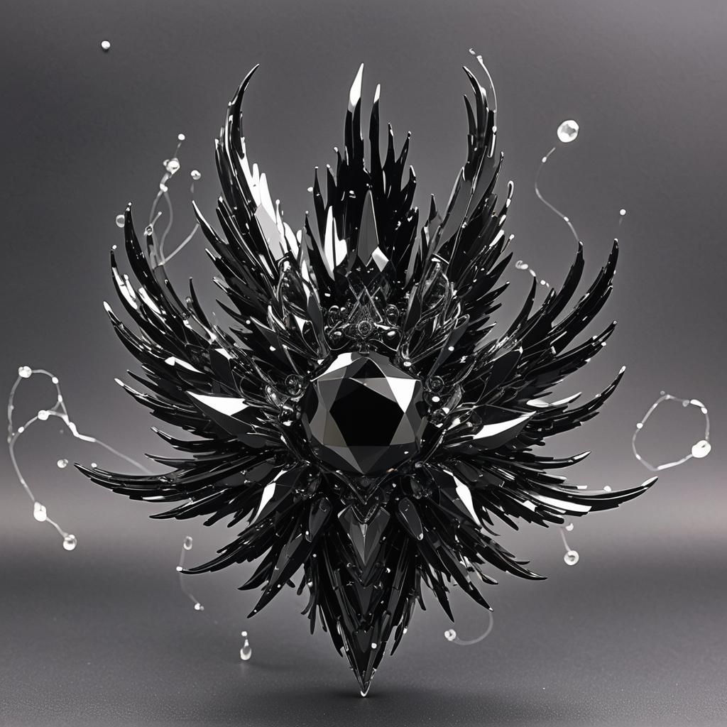 Quantum Phoenix Rises Over Crystal Nanite City