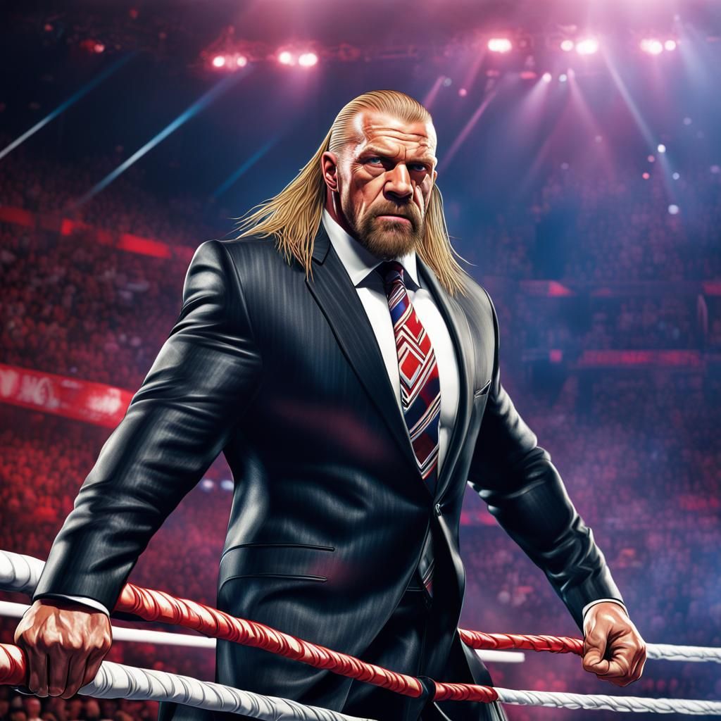 Triple H WWE: High-Definition Sport Magazine Photo