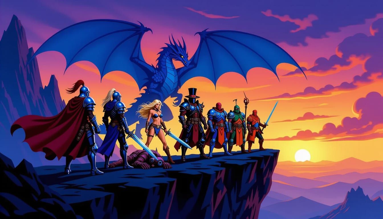 Dragonlance D&D Heroes Emerge at Sunset