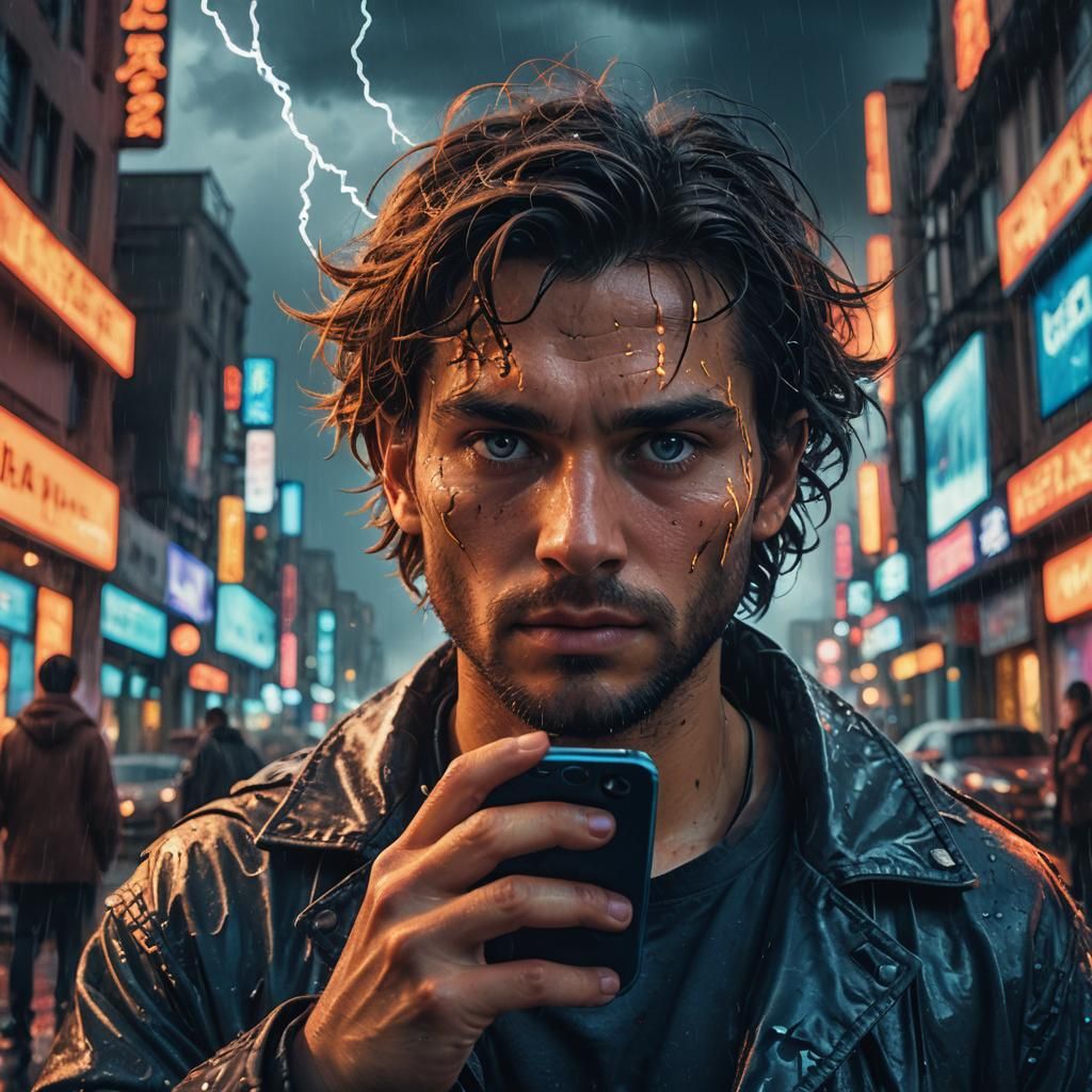 Apocalypse Ignored: Smartphone Glow in Fantasy Art