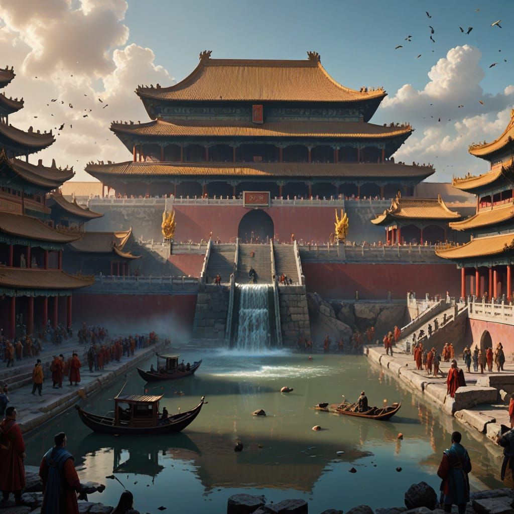 Vibrant Chaos Erupts in Post-Apocalyptic Palace as Zelensky...