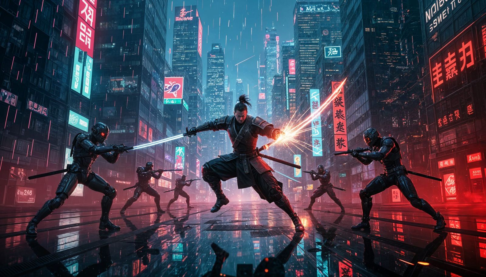 Neon Ronin — Strike of the Mirrors