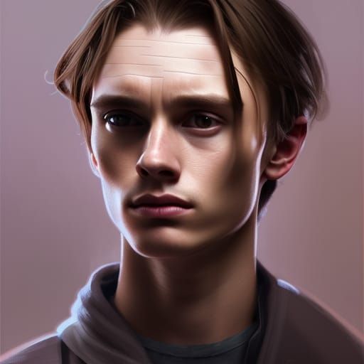 Teenage Aristocrat Portrait in Hyperdetailed Style