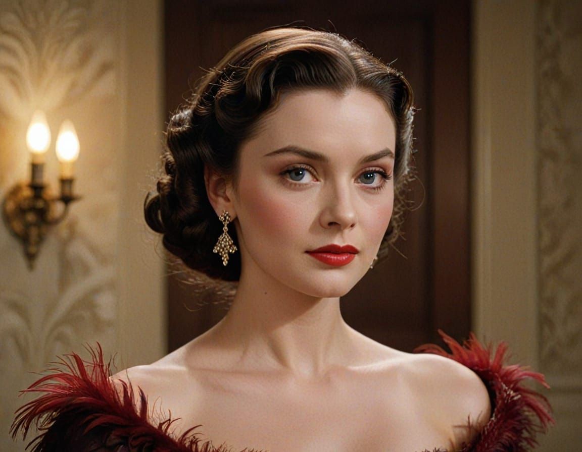 Not quite Olivia de Havilland . .