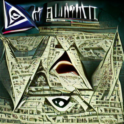 Stylized All-Seeing Eye Digital Art