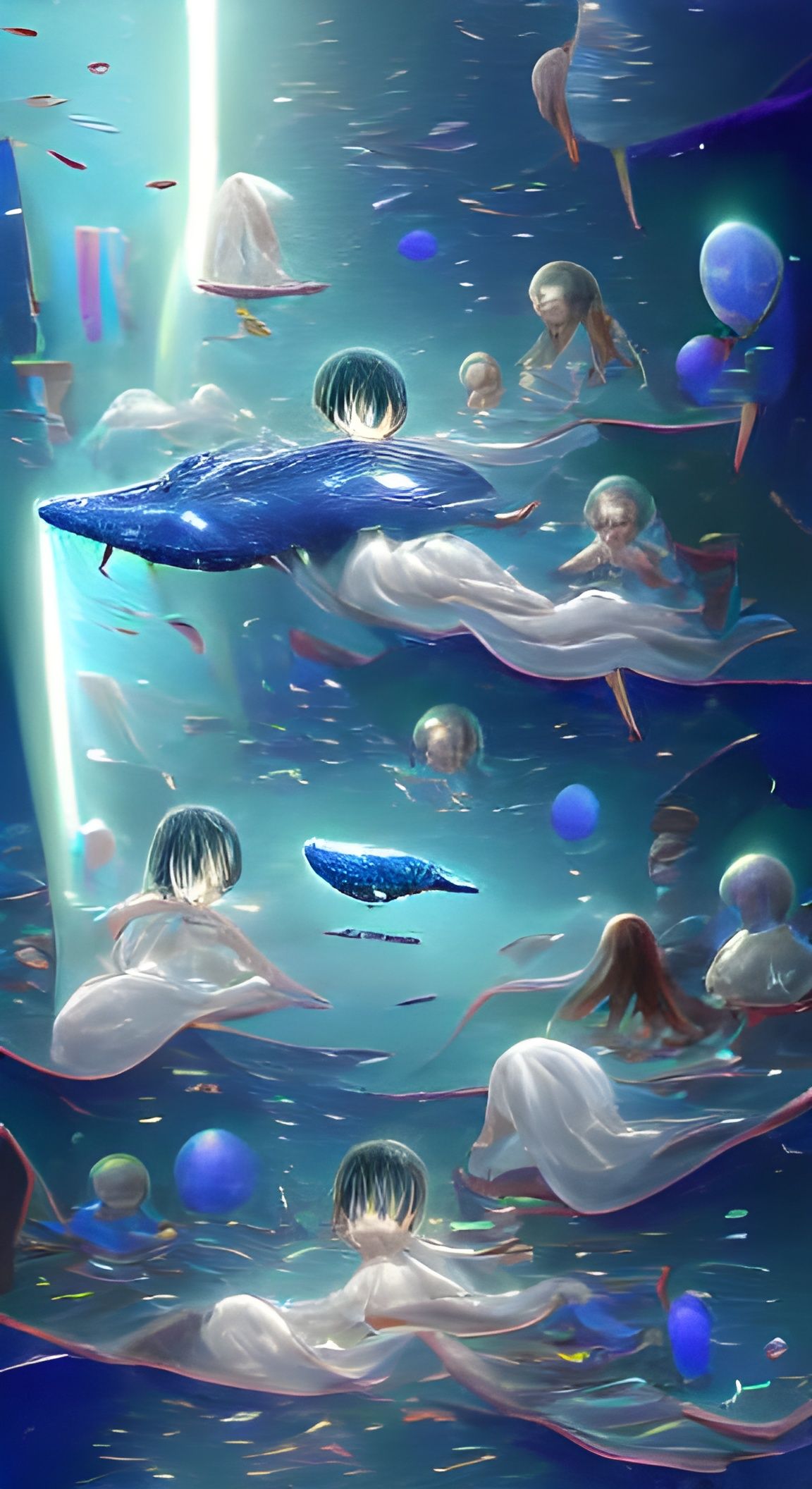 Underwater World in Astral Cosmic Style