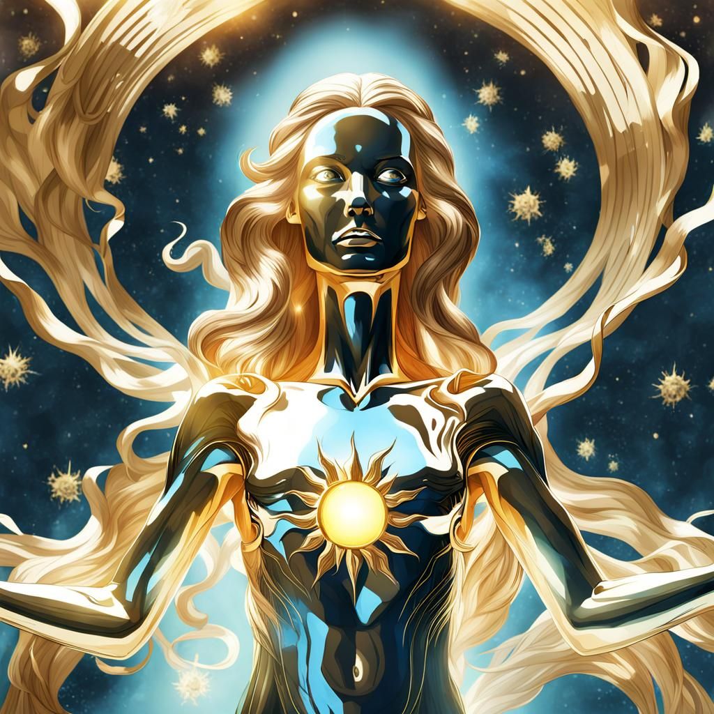 Radiant Sun Illustration