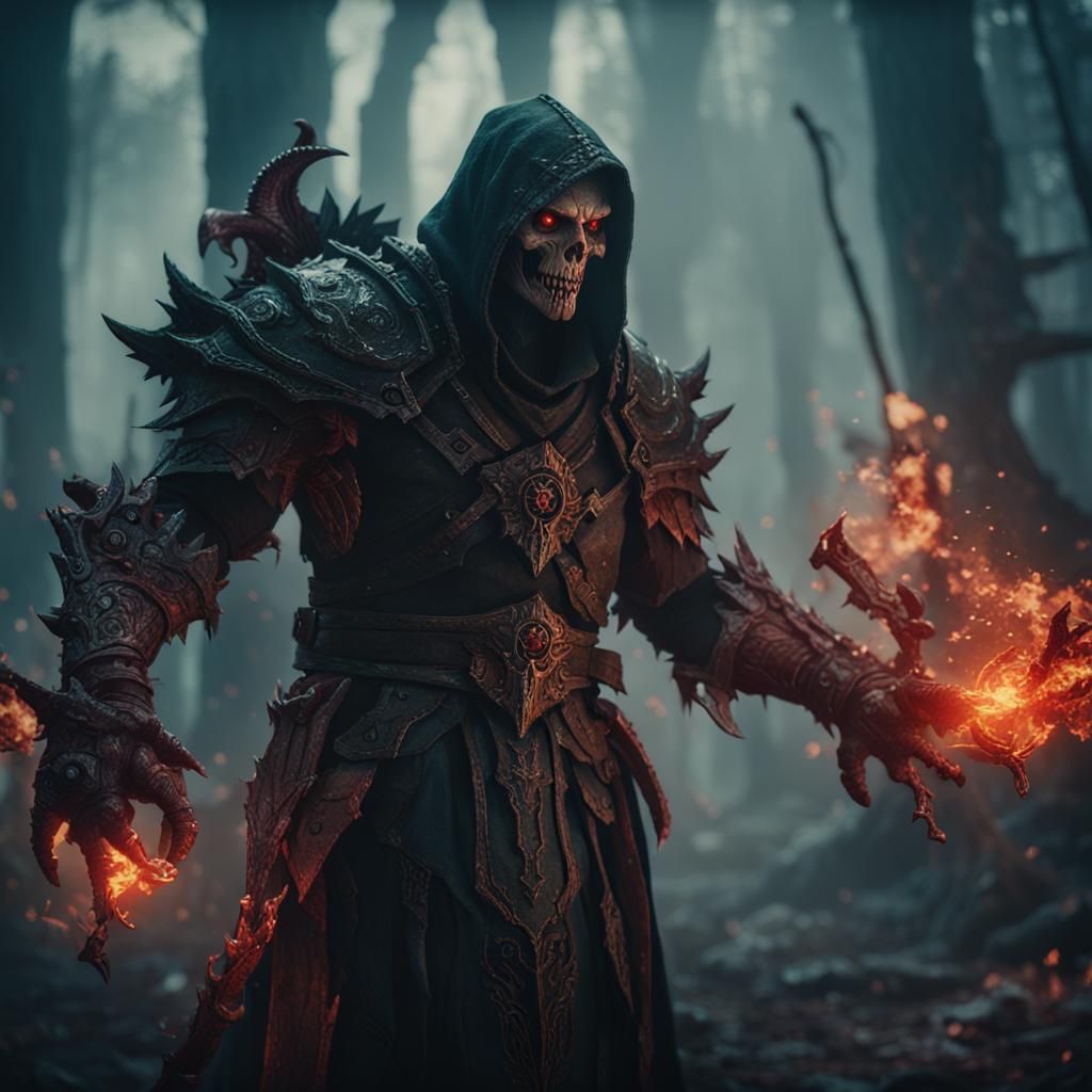 Diablo 4 Necromancer Cinematic Film Still
