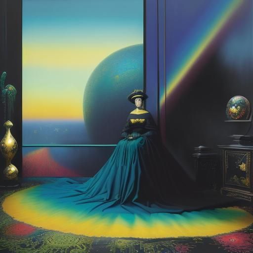 Surrealist Portraits in Oil of Famous Actresses