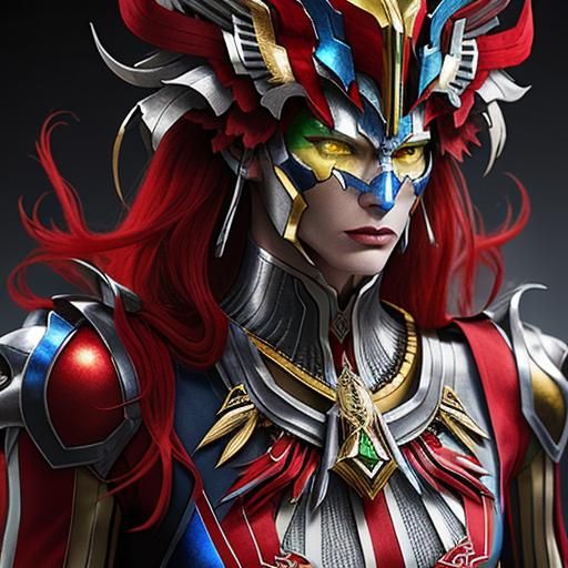 Colors: Red, Green, Yellow, Blue, Silver, Gold