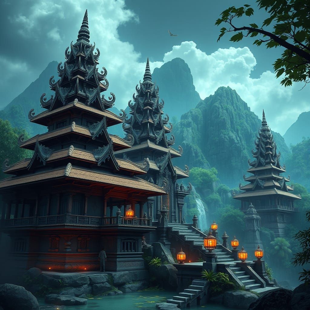 Fantastical Balinese Temples Merge Stone and Spirit in a Dre...