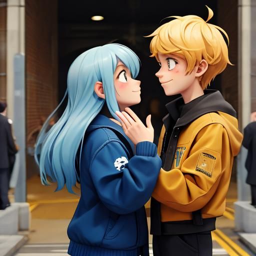 Love at First Sight: An AI Generated Image