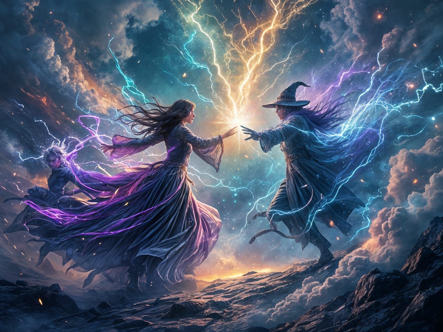 Ethereal Battle of Elemental Magic