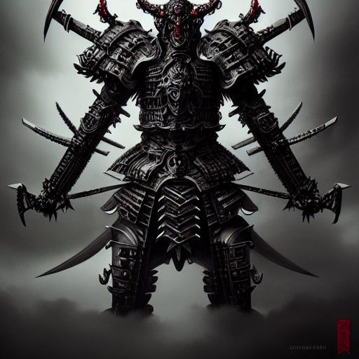 Armoured Demon Samurai