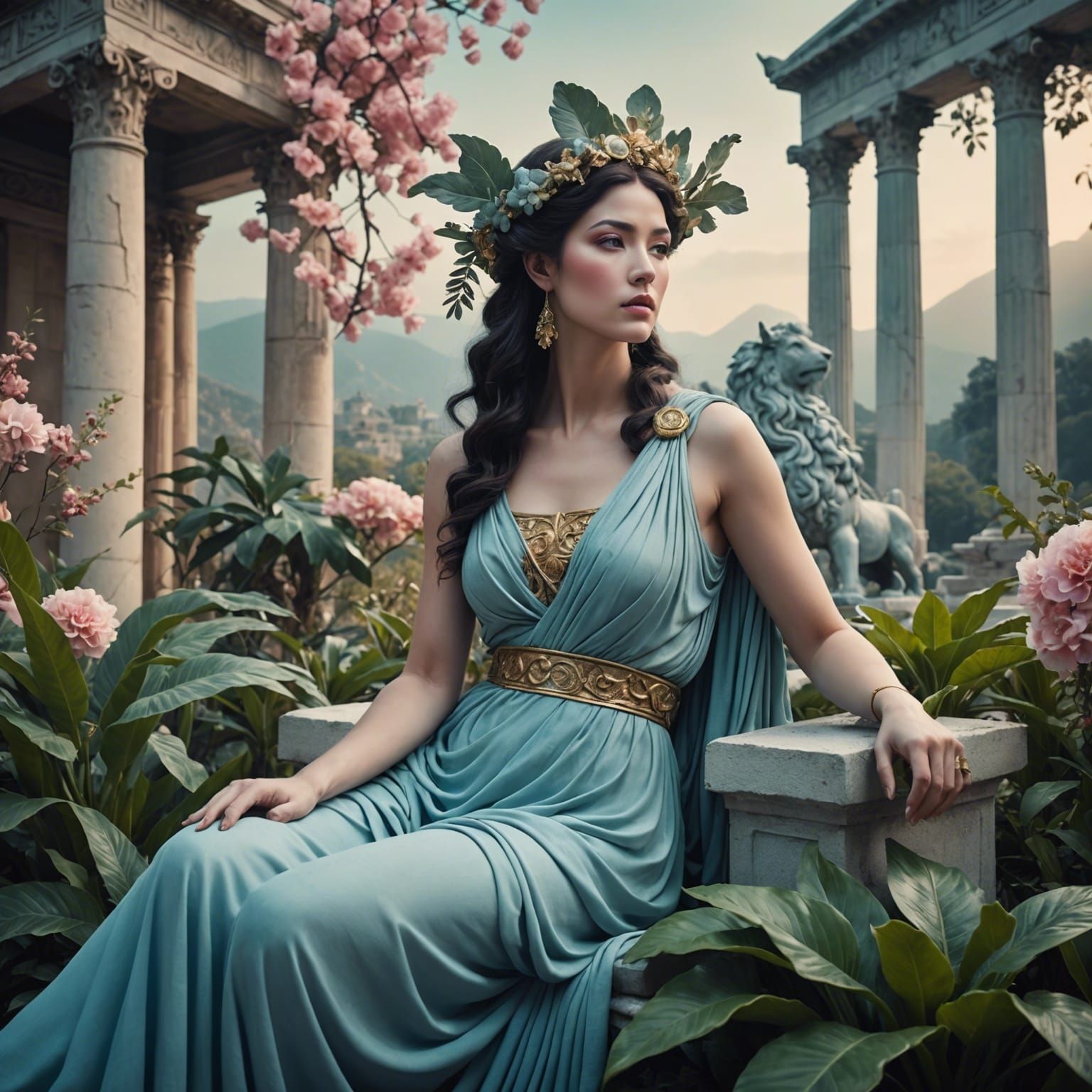 The ancient Greek muse Euterpe