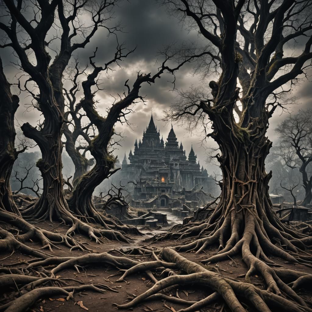 Hyperrealistic Duality Image with Intricate Details