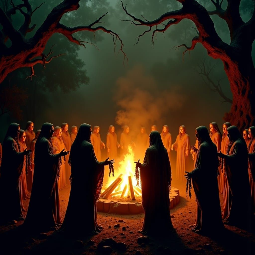 And the heathens gathered around the bonfire, paying tribute...