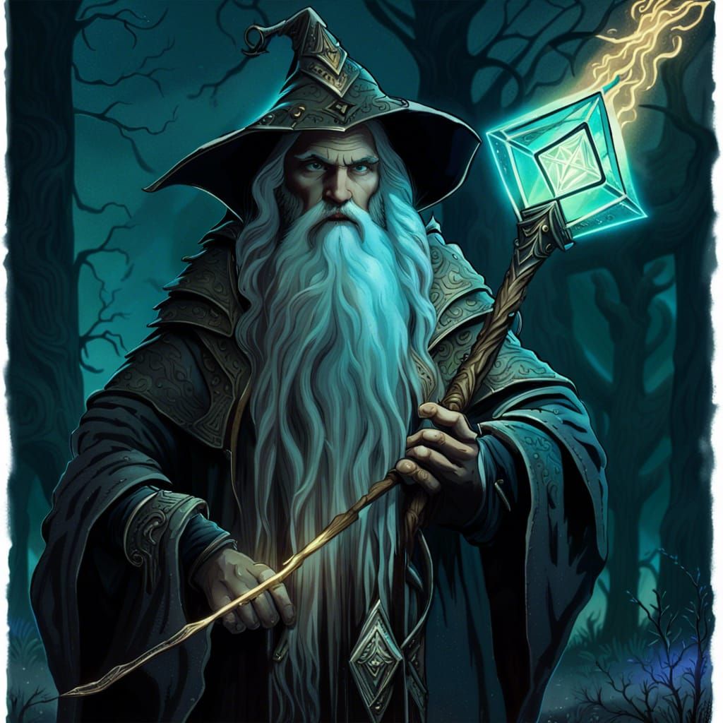 Merlin the magician warrior