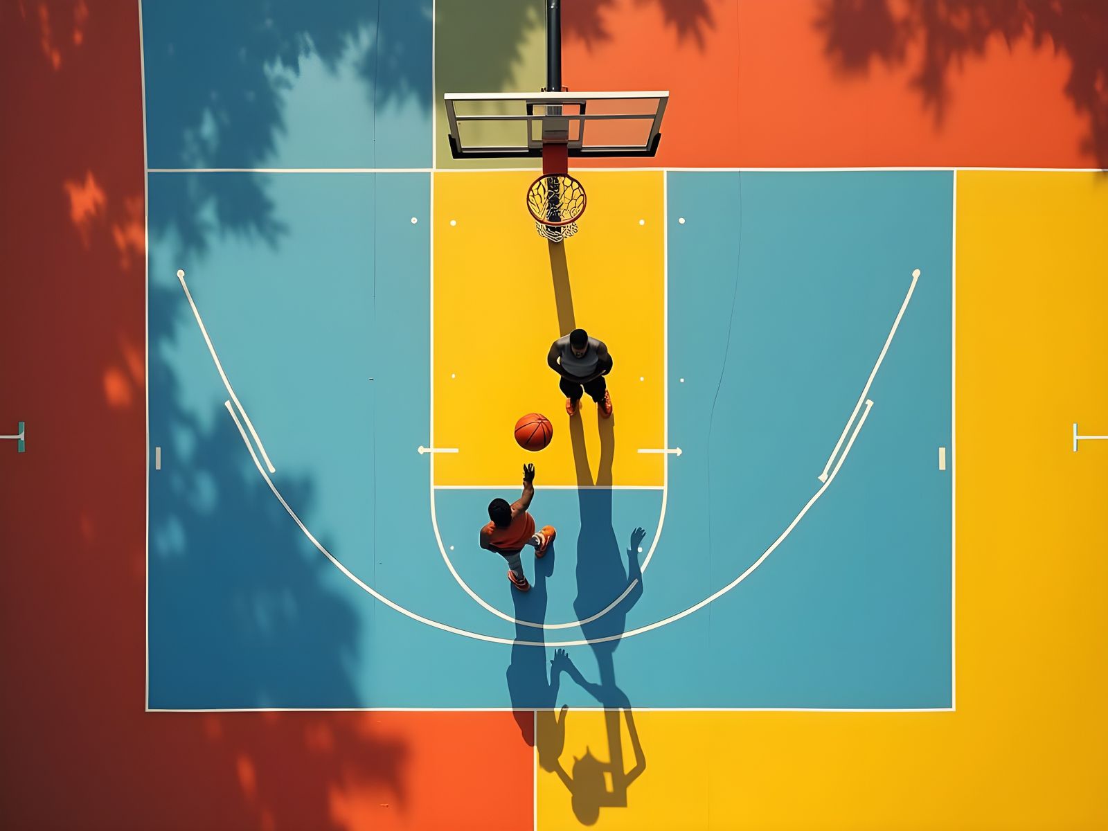 Basketball Arial Creation