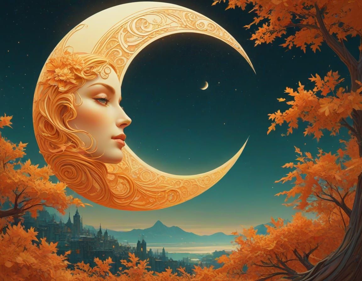 Autumn Moon 🍂🌙
