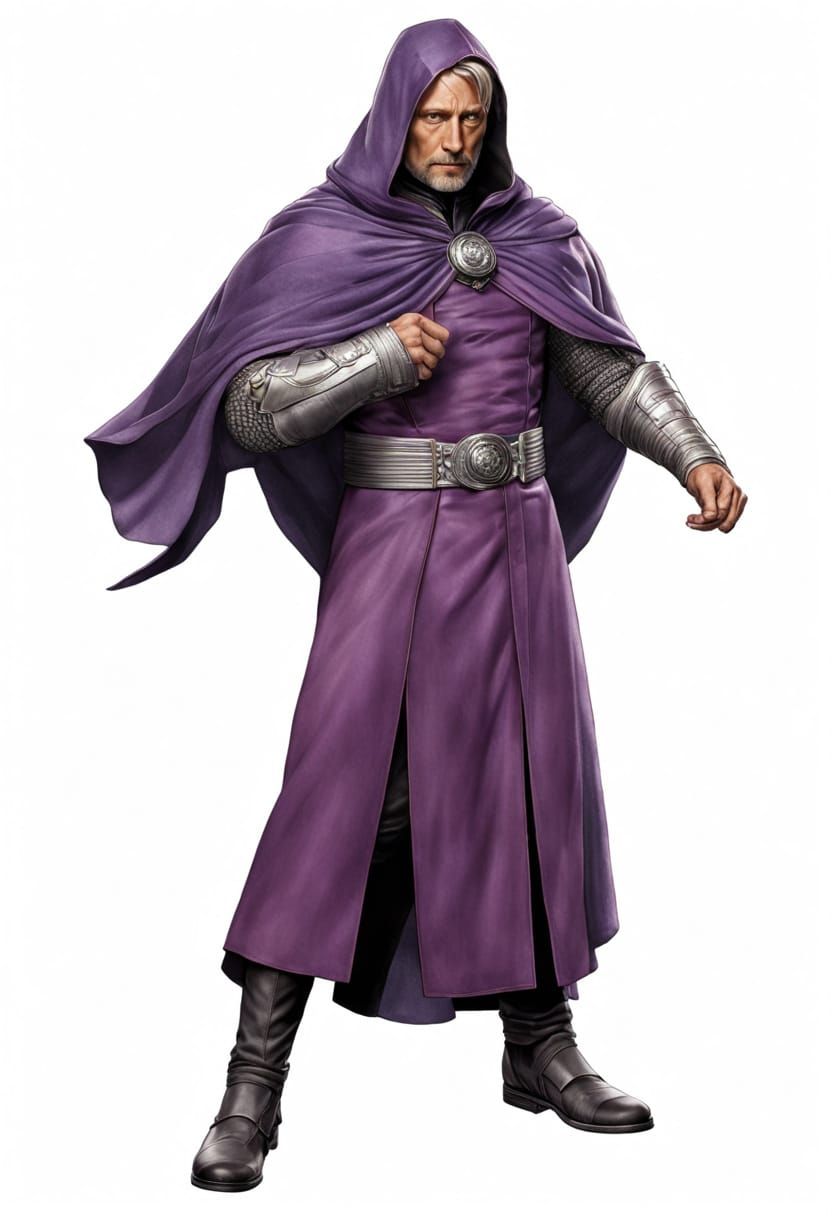 Mads Mikkelsen as DeSaad in Apokoliptian Armor