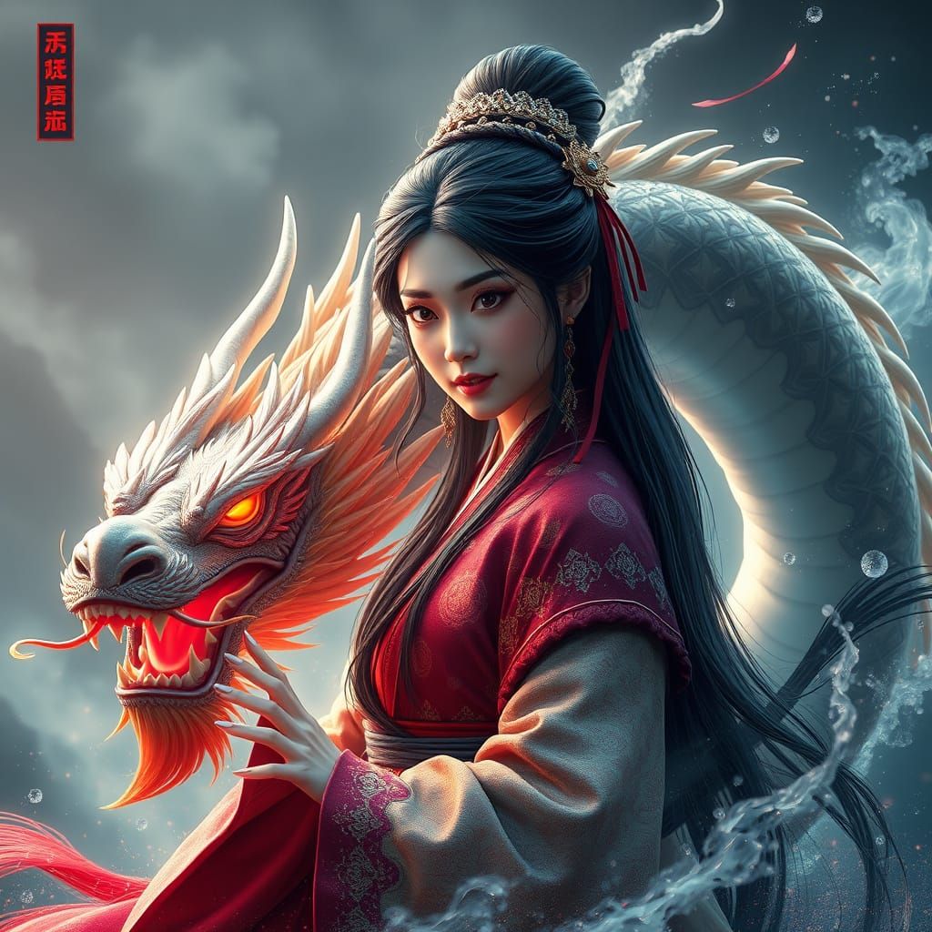 Fantastical Princess Mulan in Epic Ancestral Realm