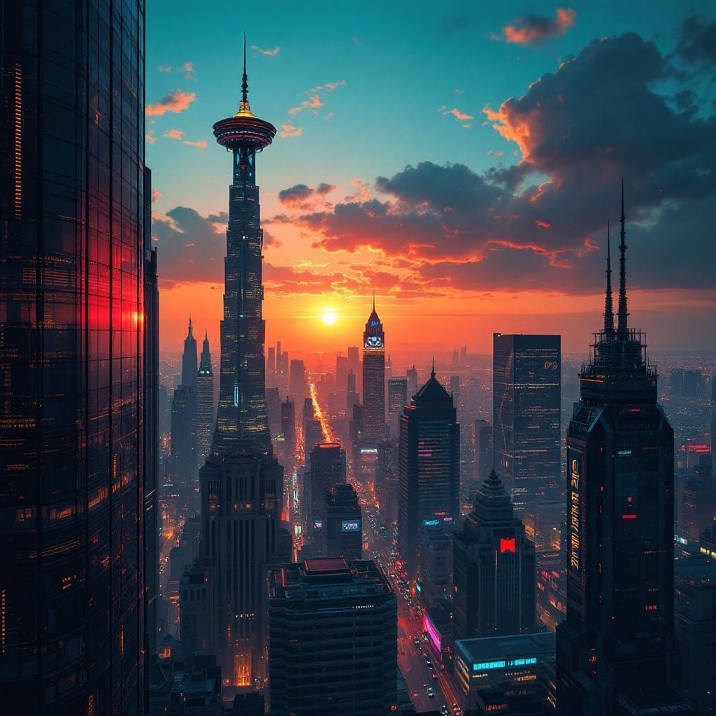 Sunset, 2099